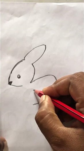 “Cute Little Rabbit Drawing 🐰✨” #drawing #art #easydrawing #animalart #howtodraw #artforbeginners