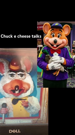 Chuck e cheese doesnt like ai image of himself holding a duck #chuckecheese #animatronics