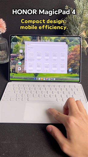 Big ideas need proper tools 💡✨ HONOR MagicPad 4 delivers PC-level productivity with sleek vibe