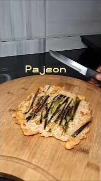 Pajeon (Korean Scallion Pancakes)- (4/7)korean recipe.Green onion pancake