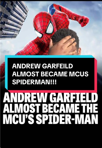 ANDREW GARFEILD ALMOST BECAME THE MCU SPIDER-MAN!!! #fypシ゚ #andrewgarfield #marvel #spiderman #viral