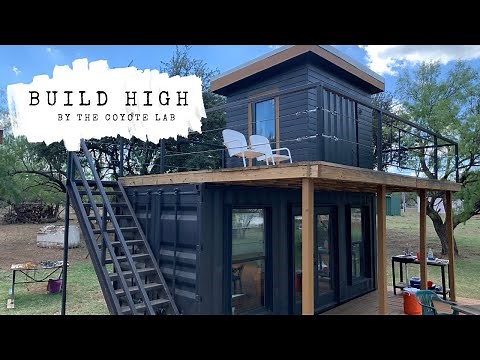Tiny Cabin on Shipping Container--Start to Finish Solo Build