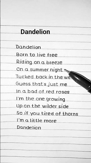 Dandelion - Ella Langley (Lyrics)