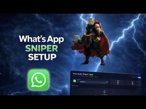What’s App Sniper Set-up Tutorial 