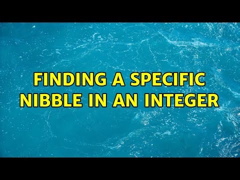 Finding a specific nibble in an integer