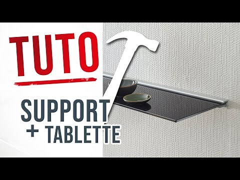Montage d'un Support + Tablette en verre (D3235)