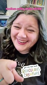 I'm telling ya, the WHOLE VIDEO is funny stuff. lol You should go watch it. 😉 I mean, if you want to laugh anyway. 🥰 #nonsense #hilarity #tryit #heatlesscurls #producttesting #imadork #momtime #selfcare | Team AMC Ana