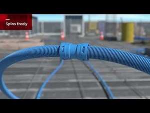 Carlon® Two-piece fittings for Flex-Plus® Blue ENT | Install electrical fittings fast and easy