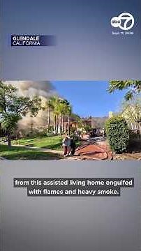 Neighbors help rescue elderly residents from Glendale fire