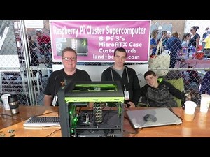 Land Boards - Pi Cluster Build into Micro ATX Case