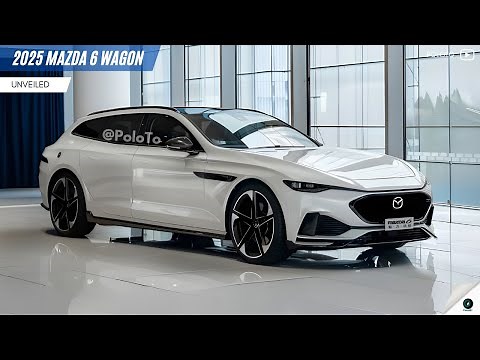2025 Mazda 6 wagon Unveiled - more powerful design and facilities!