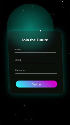 signup page using html css javascript #code