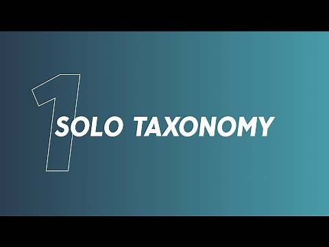 Solo Taxonomy 1