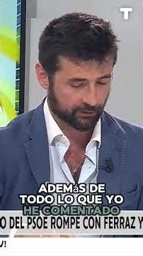 🚨 Ignacio Trillo, after the corruption cases: “We have to wake up” #Spain #corruption #PSOE