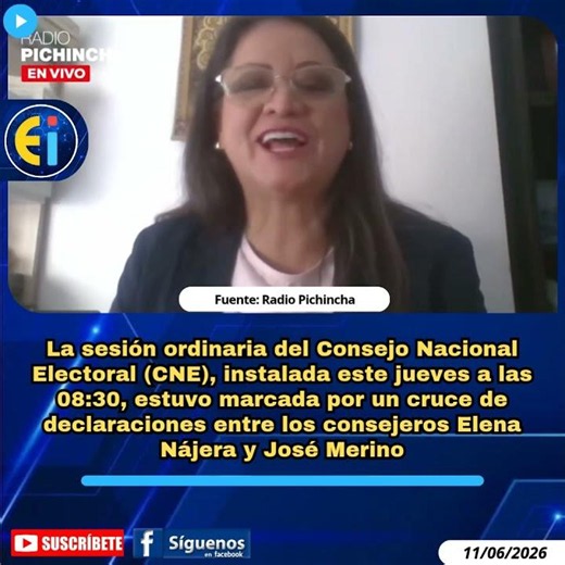 ⚠️ Exchange of statements between councilors Elena Nájera and José Merino.