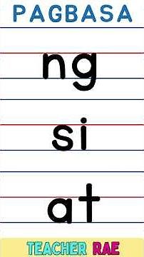 Pagbasa sa Filipino || Sight Words Tagalog || Mga Karaniwang Salita || aralin 1