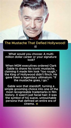 The Mustache That Defied Hollywood! 🎬