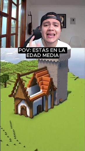 TUTORIAL castillo pequeño y facil en MINECRAFT #minecraft #colombia #lilpipetv