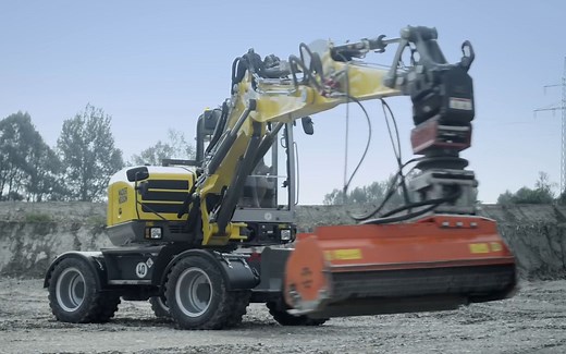 威克诺森 Wacker Neuson EW100 小型轮式挖掘机