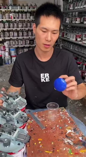 Exact paint matching from a small sample #fyp #carpaint #satisfying