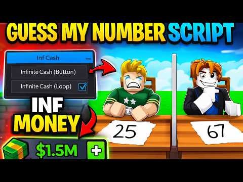 [💸INF MONEY] Guess My Number Script - INFINITE MONEY #roblox #robloxscript #GuessMyNumber #guess