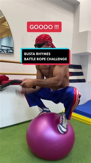 Busta Rhymes Challenge: Fitness Battle Rope Workout