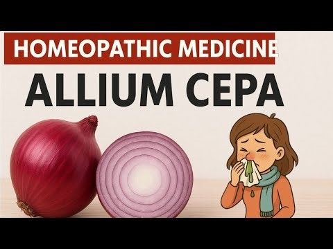 Homeopathic remedy for cold, coryza and hay fever 🤒 | Allen's keynotes | Easy explaination