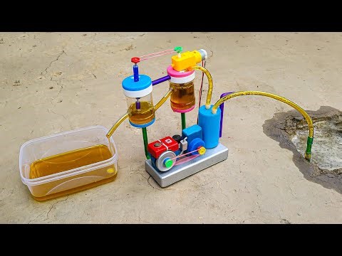 Mini Borewell Oil Extracting Oil Pump - Oil Extracting Exciting Science Project