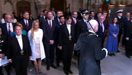 Black Rod summons Commons to hear King's Speech