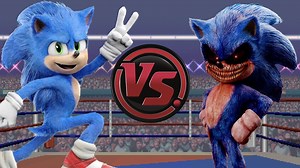 Sonic vs Sonic.EXE TAKE 2! Sonic The Hedgehog Movie vs CreepyPasta! In this Sonic Song, Sonic faces Sonic.EXE in an animated Cartoon Rap Featuring Little G Fresh | Animation Rewind