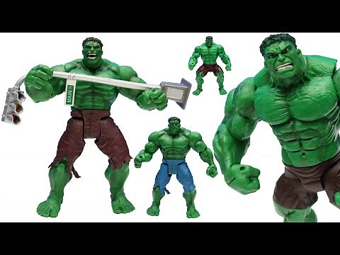 Hulk The Movie 2003 Action Figure Collection | Punching Hulk | Bruce Banner | Hulk Collection