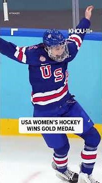 USA women's hockey wins gold medal