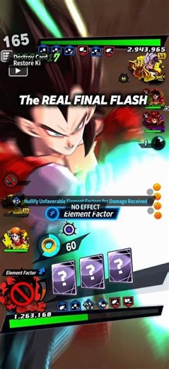 This is the REAL FINAL FLASH ahh (Dragon Ball Legends) #dragonballlegends #dblegends #dbl