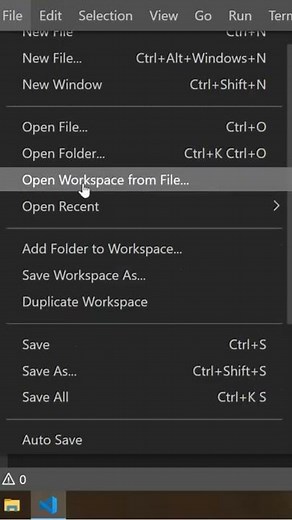 How To Enable Autosave in Visual Studio #vscode #shorts #save
