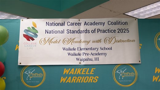 Waikele Elementary School receives national honors