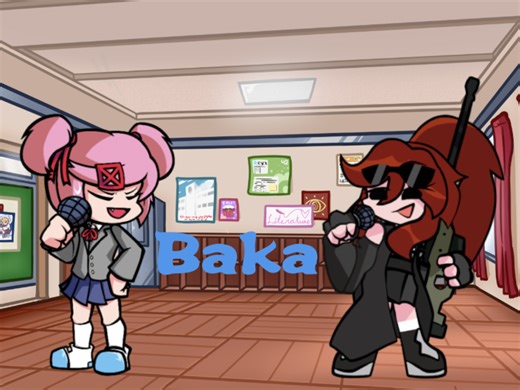 【FNF】歌曲：Baka/但是由Doki_Nat和Tactie来