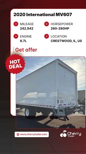 2020 International MV607 for SALE! 🚛🚨