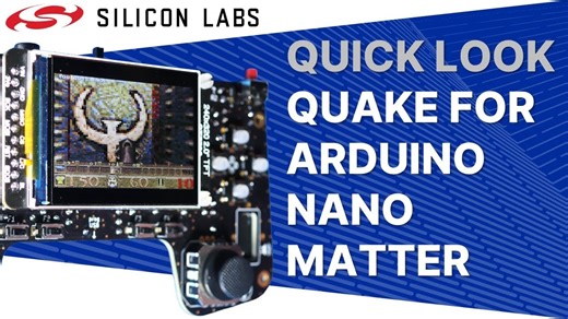 Quake ported to Arduino Nano Matter