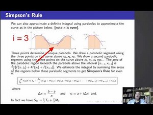 Calculus II, Lecture 14, V4 Simpson's Rule