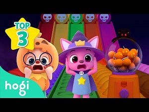 🎃 Halloween Pop It + Candy Machine + Slide｜Halloween Songs for Kids｜Hogi Halloween｜Hogi Pinkfong
