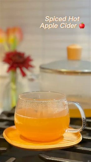 Hot Apple cider 🍎 #fallrecipe #cider #fallvibes #apple