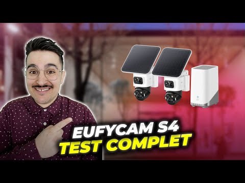 EufyCam S4: the 4K solar camera that films everything in 360° without subscription and without co...