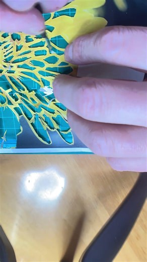 chrysanthemum 43rd-drawn by 45 tiny elephants,mandala art and miniature drawing