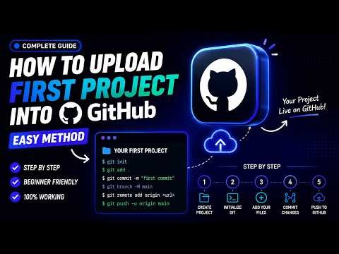 How to Upload Your First Project to GitHub | Beginner Tutorial #techtools #github #beginnerfriendly