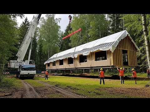 A Man Builds a Modular Home | Start to Finish | Timelapse by ‪@LandtoHouse‬