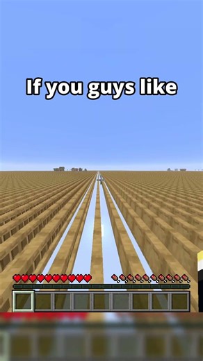 Minecraft but the world is half slabs