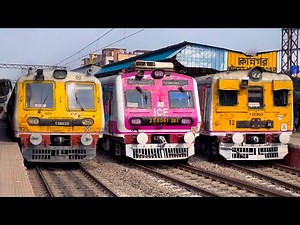 🔥Craziest Train Crossings at Konnagar: A Ultimate EMU Train Crossing Compilation