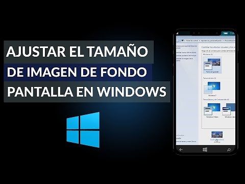 Cómo Ajustar el Tamaño de una Imagen de Fondo de Pantalla en Windows