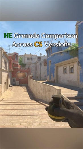 HE Grenade Sound Comparison in Different CS Versions|Counter-Strike Comparison 1.6 to CS 2 | Part 5