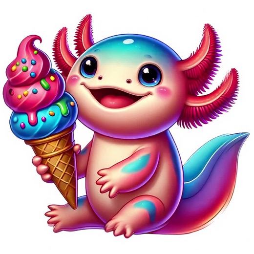 Cute Axolotl Clipart Bundle | Aquatic Animal Art (digital Download) - Etsy
